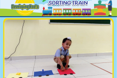 Nursery Colour Sorting Train Activity